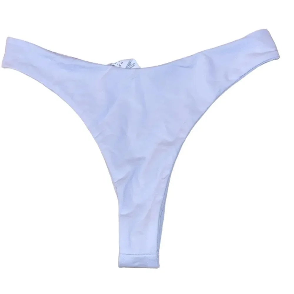 White Bikini Bottoms Size 6